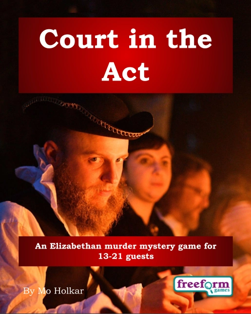 Cover to the Court in the Act murder mystery game
