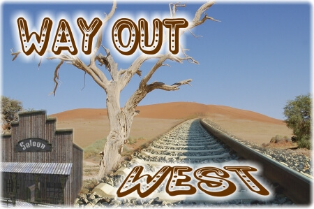 Way out West – invitation artwork 
											– Danny