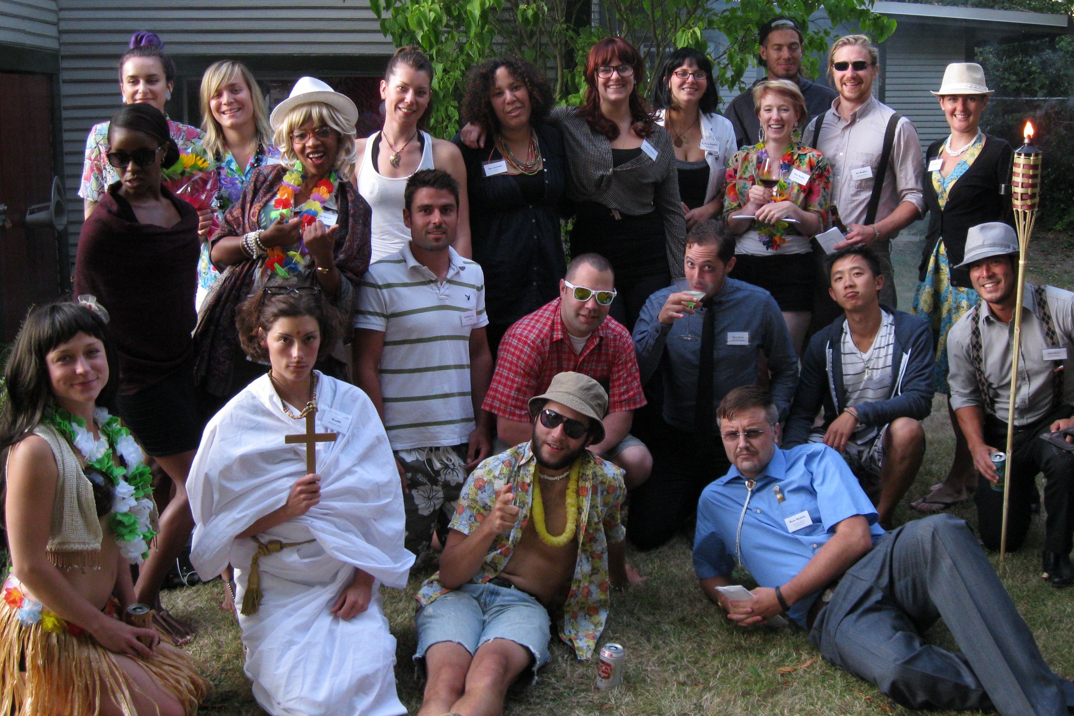 Lei'd to Rest Expanded – group photo 
								– Chris Rudram