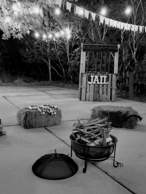 Way out West – set dressing 
											– Colleen Giles Shepherd