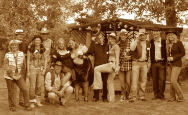 Way out West – sepia group 
											– Kay Lovell