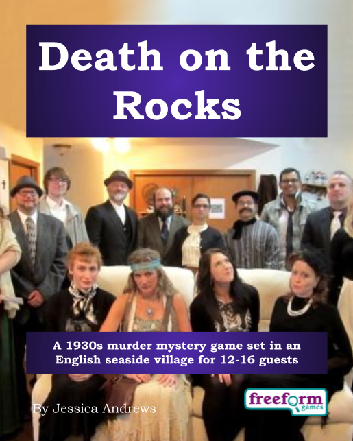 Death on the Rocks – a murder mystery game from Freeform Games