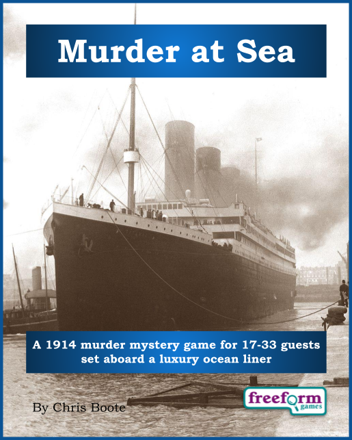 Murder at Sea – a murder mystery game from Freeform Games