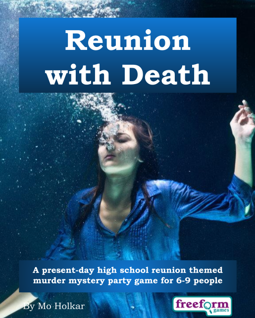Reunion with Death – a murder mystery game from Freeform Games