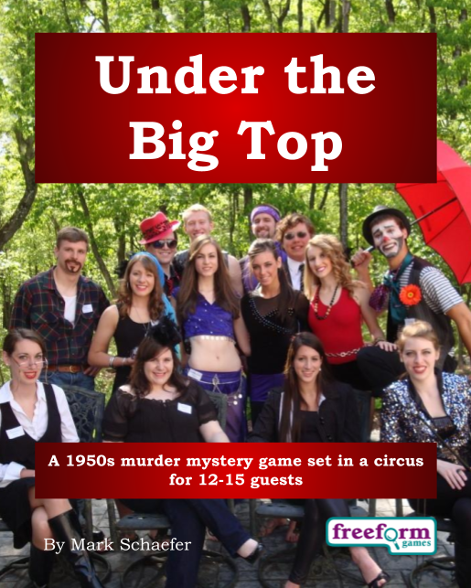 Under the Big Top – a murder mystery game from Freeform Games