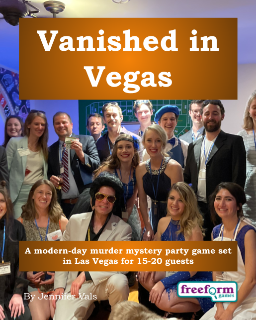 Vanished in Vegas – a murder mystery game from Freeform Games