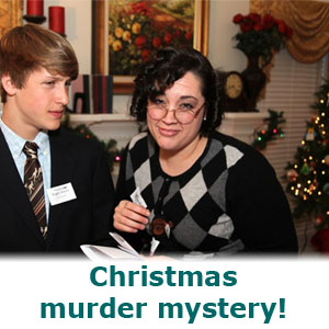 Christmas murder mystery party