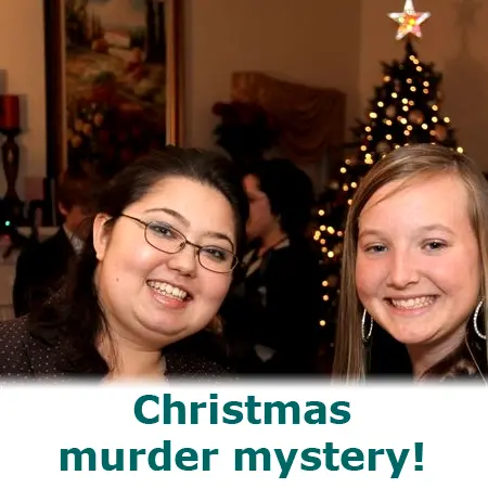 Christmas murder mystery party
