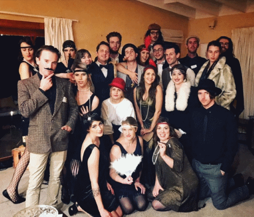 A Speakeasy Murder – group photo 
								– Laura Dallaston