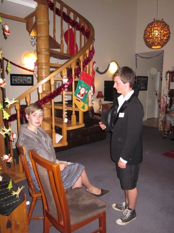 The Night before Christmas – Priscilla interrogated by Charles 
								– Terence Smith