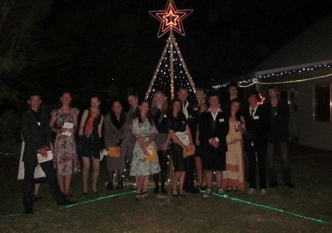 The Night before Christmas – group photo 
								– Terence Smith