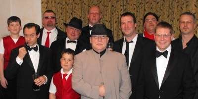 Casino Fatale People in costume playing our Casino Fatale murder mystery game.
