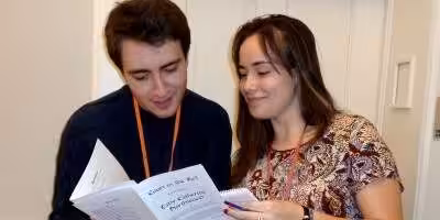 Playing Court in the Act, an Elizabethan murder mystery game.