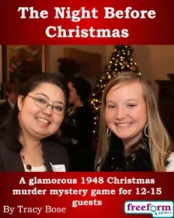 Cover to The Night Before Christmas, a murder mystery game.