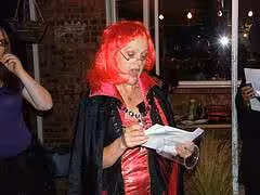 Clare Rogers Halloween Lies party