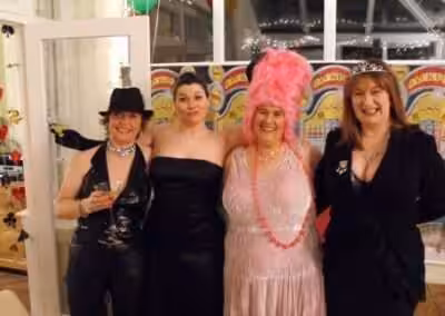 Casino Fatale murder mystery party photos