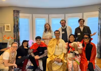 Alex Hoffer’s A Heroic Death murder mystery party