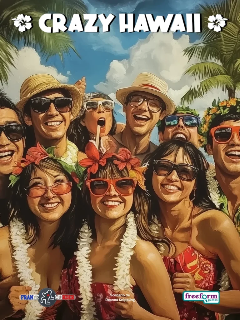 Cover to Crazy Hawaii, the French version of Lei'd to Rest