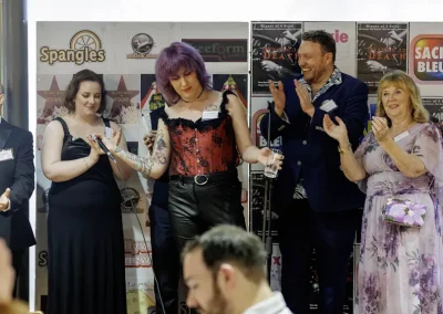 Playing our Hollywood Lies murder mystery game