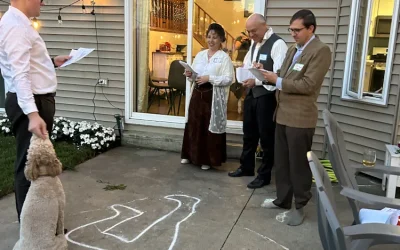 Murderers and their victims in murder mystery games