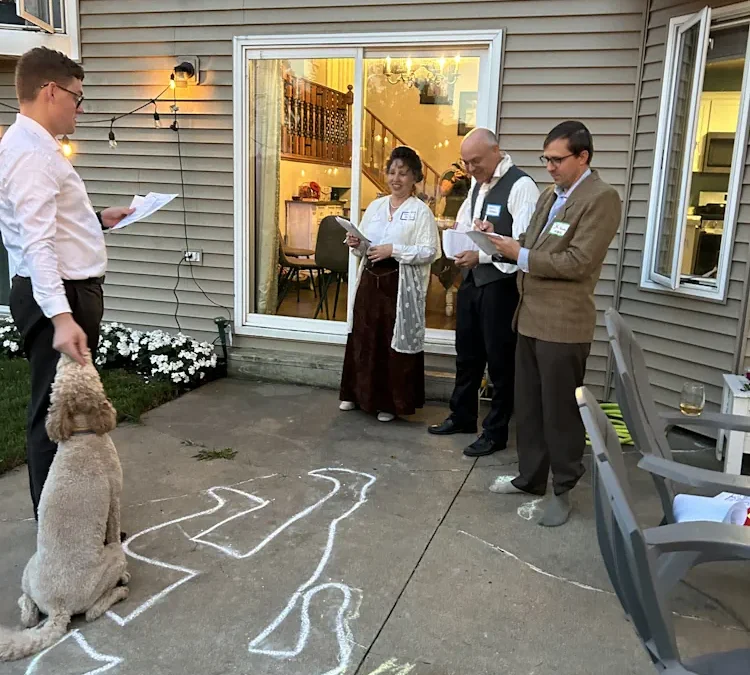 Murderers and their victims in murder mystery games
