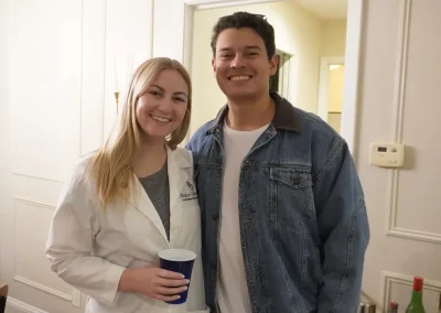 People playing our Death at the Derby murder mystery game.