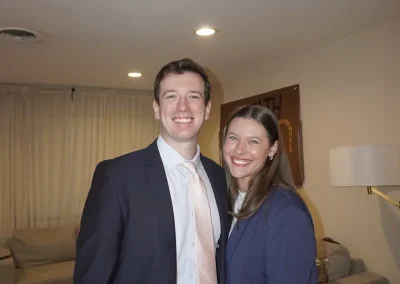 People playing our Death at the Derby murder mystery game.