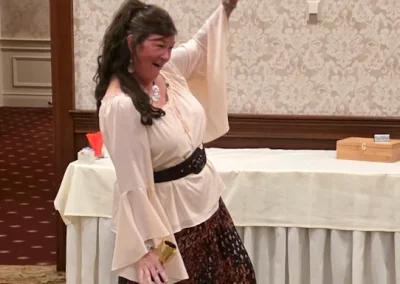 People playing our Way out West murder mystery party game