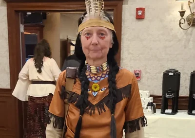 People playing our Way out West murder mystery party game