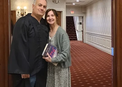 People playing our Way out West murder mystery party game