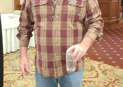 People playing our Way out West murder mystery party game