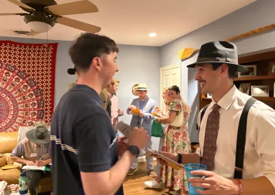 Playing Death at the Derby, our horse-racing-themed murder mystery game.