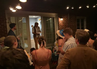 Playing Death at the Derby, our horse-racing-themed murder mystery game.