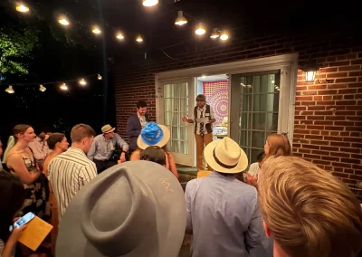 Playing Death at the Derby, our horse-racing-themed murder mystery game.