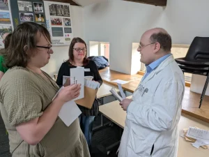 Playtesting A Haunting in Hartwick, our ghostly murder mystery game.