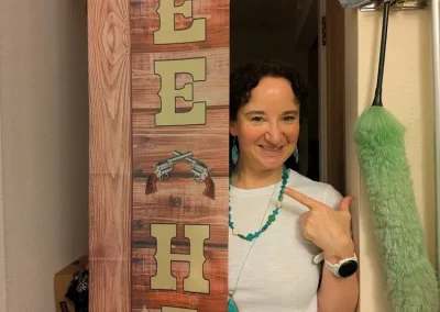 People playing our Way out West murder mystery game