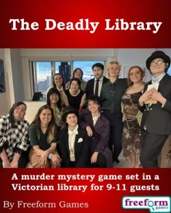 Cover for The Deadly Library