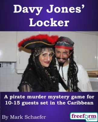 Cover to Davy Jones Locker murder mystery game