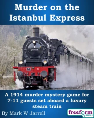 Cover for Murder on the Istanbul Express murder mystery game